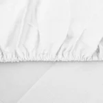 CEARCEAF PAT CU ELASTIC 90X200 CM ALB - imagine 3