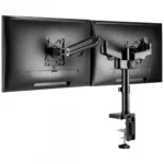 Brat de birou pentru monitor Neomounts, poate sustine 2 monitoare - imagine 3