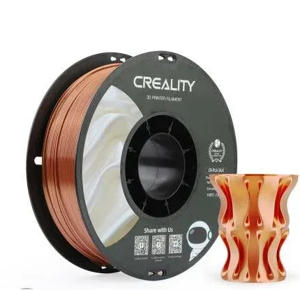 CREALITY PLA 3D Printer Filament, CR-SILK RED COPPER , Printing