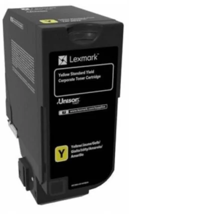 Toner Lexmark 74C2SYE yellow, 7k ,compatibil cu CX725de, CX725dhe,CX725dthe, CS725de,