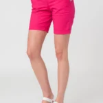 PANTALONI SCURT CASUAL FEMEI FUXIA XL