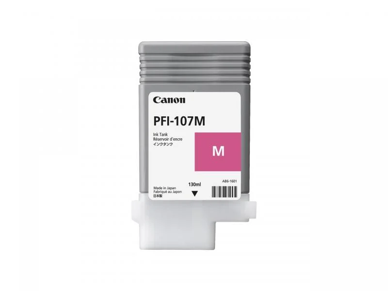 overlay_f9100f1885573463089be57dfa5c4ffc.jpg Cartus cerneala Canon PFI-107M, magenta, capacitate 130ml, pentru Canon iPF680/685, - imagine 1