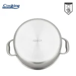 SEMIOALA INOX+CAPAC STICLA IN 3 STRATURI 28x13 CM, 7 L, - imagine 4